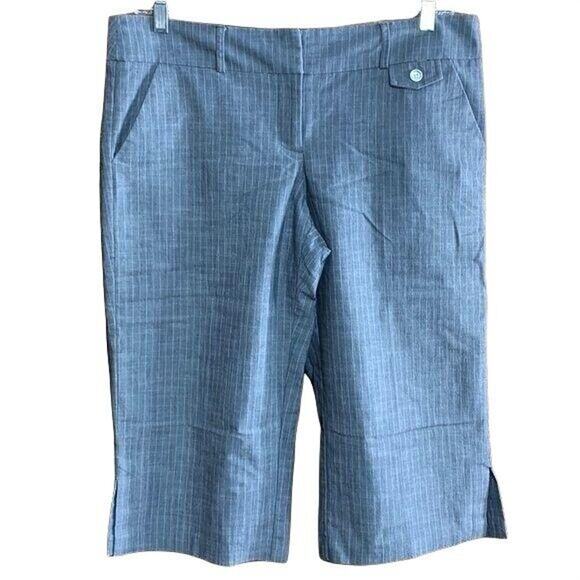 Tracy Evans Limited Womens Gauchos Capris Dress Pants Wide Leg Gray Size 13 - Picture 1 of 7